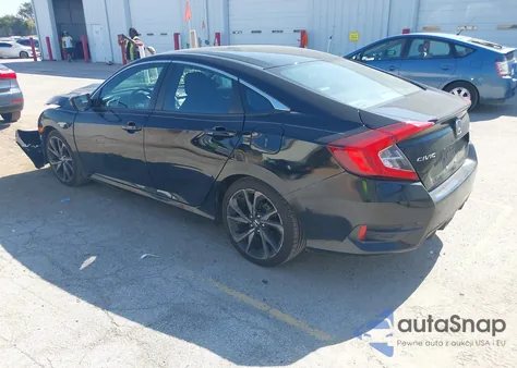 2020 Honda Civic Sport z USA, uszkodzony, nr VIN 2HGFC2E84LH600517